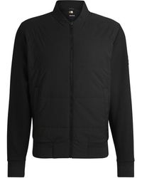 BOSS - Hbb Skiles100 Full Zipped Sweatshirt, Padded Front, Pockets - Lyst