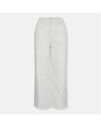 GOOD AMERICAN - Structured Denim Straight Leg Jeans - Lyst