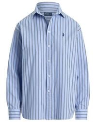 Polo Ralph Lauren - Stripe Long Sleeve Oxford Shirt - Lyst