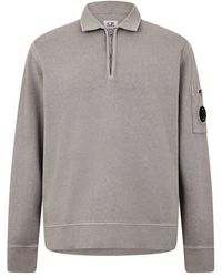 C.P. Company - Cp 1/4 Zip Fleece Sn61 - Lyst