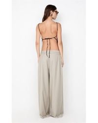 Bec & Bridge - Logo Printed Scuba Crop Top - Lyst