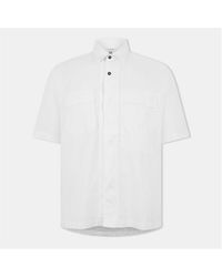 C.P. Company - Short Sleeve Ripstop Shirt - Lyst