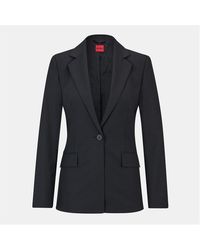 HUGO - Atana Single Button Suit Jacket - Lyst
