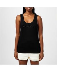 Moncler - Embroidered Logo Tank - Lyst