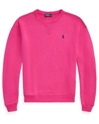 Polo Ralph Lauren - Fleece Crew Sweater - Lyst