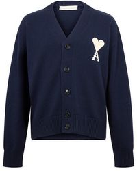 Ami Paris - De Coeur Cardigan - Lyst
