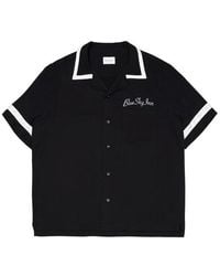 BLUE SKY INN - Waiter Logo Embroidered Satin Shirt - Lyst