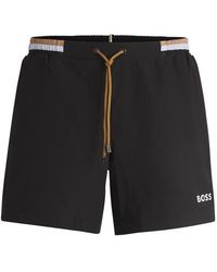 BOSS - Bw Isle Swim Shorts With Mesh Lining - Lyst