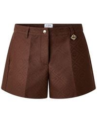 CASABLANCA - Casa Mono Shorts Ld63 - Lyst