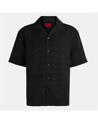 HUGO - Espino Short-Sleeve Patterned Shirt - Lyst