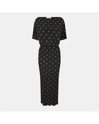 Never Fully Dressed - Tilly Plisse Maxi Dress - Lyst