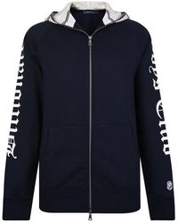 BBCICECREAM Stripe Hooded Sweatshirt - Blue