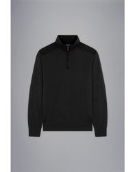 Paul & Shark - Half-Zip Knitted Top - Lyst