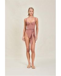 Devon Windsor - Stephanie Lurex Full Piece - Lyst
