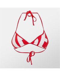 DIESEL - Triangle Cup Adjustable Tie Bikini - Lyst