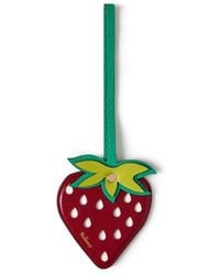 Mulberry - Strawberry Bag Charm - Lyst