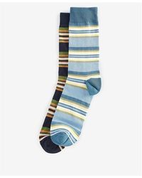 Barbour - Summer Stripe 2 Pack Socks - Lyst