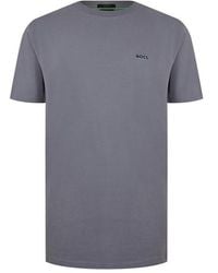 BOSS - Crew Logo T-shirt - Lyst
