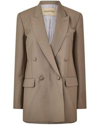 Valentino - Val Mohair Blazer Ld63 - Lyst