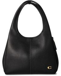 COACH - Polished Pebble Leather Card Holder - Lyst