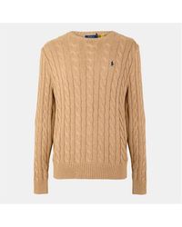 Polo Ralph Lauren - Cable Knit Jumper - Lyst
