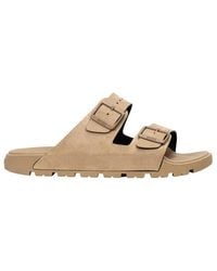 BOSS - Sandals With Emed Logo Detail And Adjustable Straps (Surfley) - Lyst