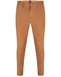 BOSS - Kaito3-D Straight Leg Trousers - Lyst