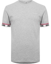 Moschino - Logo Tape T-shirt - Lyst