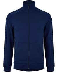 HUGO - Tonal Logo Zip Pyjama Long Sleeve Top - Lyst