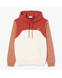 Lacoste - Classic-Fit Colour Block Hooded Sweatshirt - Lyst