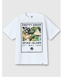 Pretty Green - Pg Spike Island Ts - Lyst