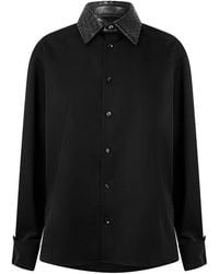Bottega Veneta - Bv Intrec Collr Shrt Ld63 - Lyst
