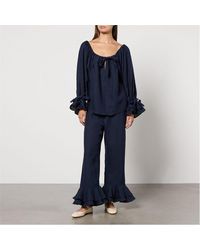 Sleeper - Cha Cha Linen Lounge Set - Lyst