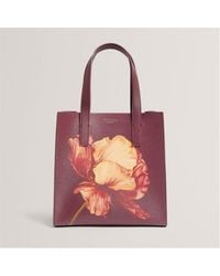 Ted Baker - Floral Graphic Small Icon Tote Bag - Lyst