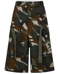 Aape - Camouflage Relaxed Fit Cargo Shorts - Lyst