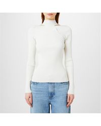 HUGO - Sharitz Knitted Long Sleeve Jumper - Lyst