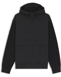 BOSS - Ze Cotton Long Sleeve Zip Hoodie - Lyst