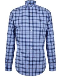 Polo Ralph Lauren - Poplin Check Long Sleeve Shirt - Lyst