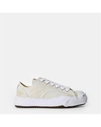 Maison Mihara Yasuhiro - Hank Leather Low-Top Trainers - Lyst