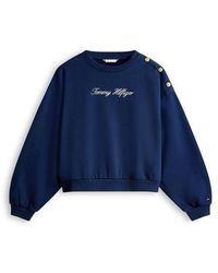 Tommy Hilfiger - Script Crew Sweatshirt - Lyst