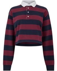 GOOD AMERICAN - Good Cropped Rugby P Ld64 - Lyst