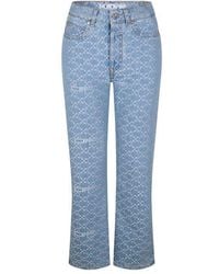 Off-White c/o Virgil Abloh - Off Off Mono 90S Denim - Lyst