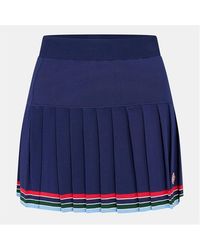 CASABLANCA - Baseball High Waisted Mini Skirt - Lyst