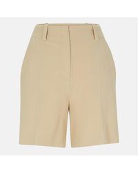 HUGO - Hatisi Structured Stretch Straight Leg Trousers - Lyst