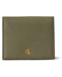 Ralph Lauren - Compact Trifold Leather Billfold Wallet - Lyst