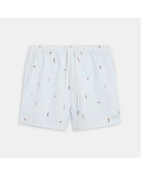 Ted Baker - Stripe Swim Short - Lyst