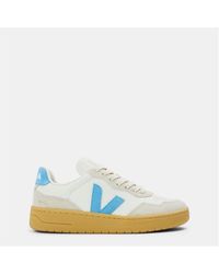 Veja - Bastle Leather Court Trainers - Lyst
