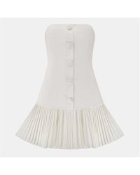 Odd Muse - The Ultimate Muse Button Up Strapless Mini Dress - Lyst