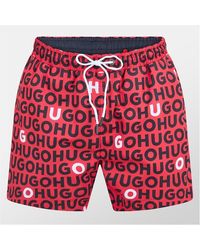 HUGO - Tortuga Swim Shorts - Lyst