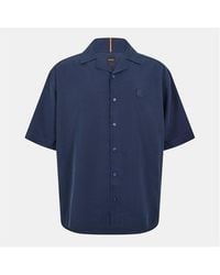 BOSS - Short Sleeve Oxford Shirt - Lyst